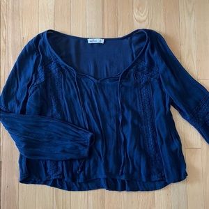 Hollister Blue Blouse